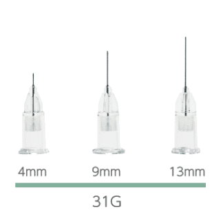 Ultralow Deadspace Needle, 31G/ 0.25Mm X 4Mm, 100 Pcs.