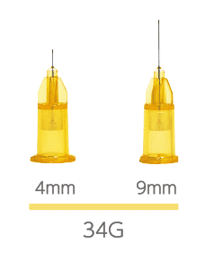 Ultralow Deadspace Needle, 34G/ 0.18Mm X 9Mm, 100 Pcs.