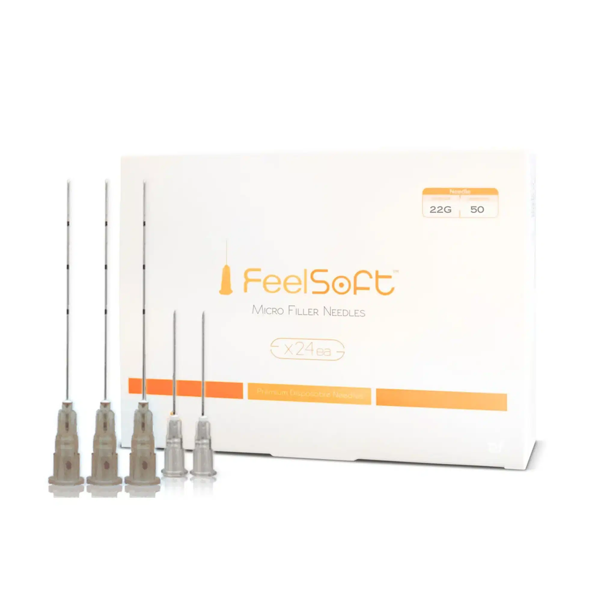 Feelsoft Micro Filler Cannula – 22G, 50Mm, 24/Box