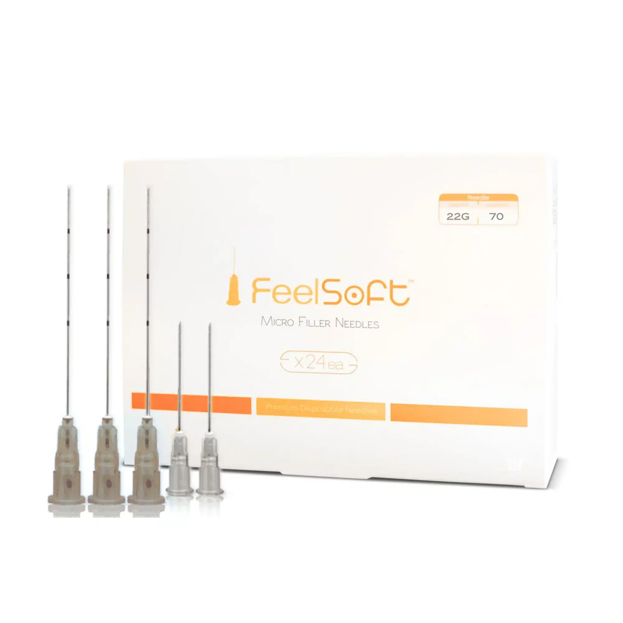 Feelsoft Micro Filler Cannula – 22G, 70Mm, 24/Box