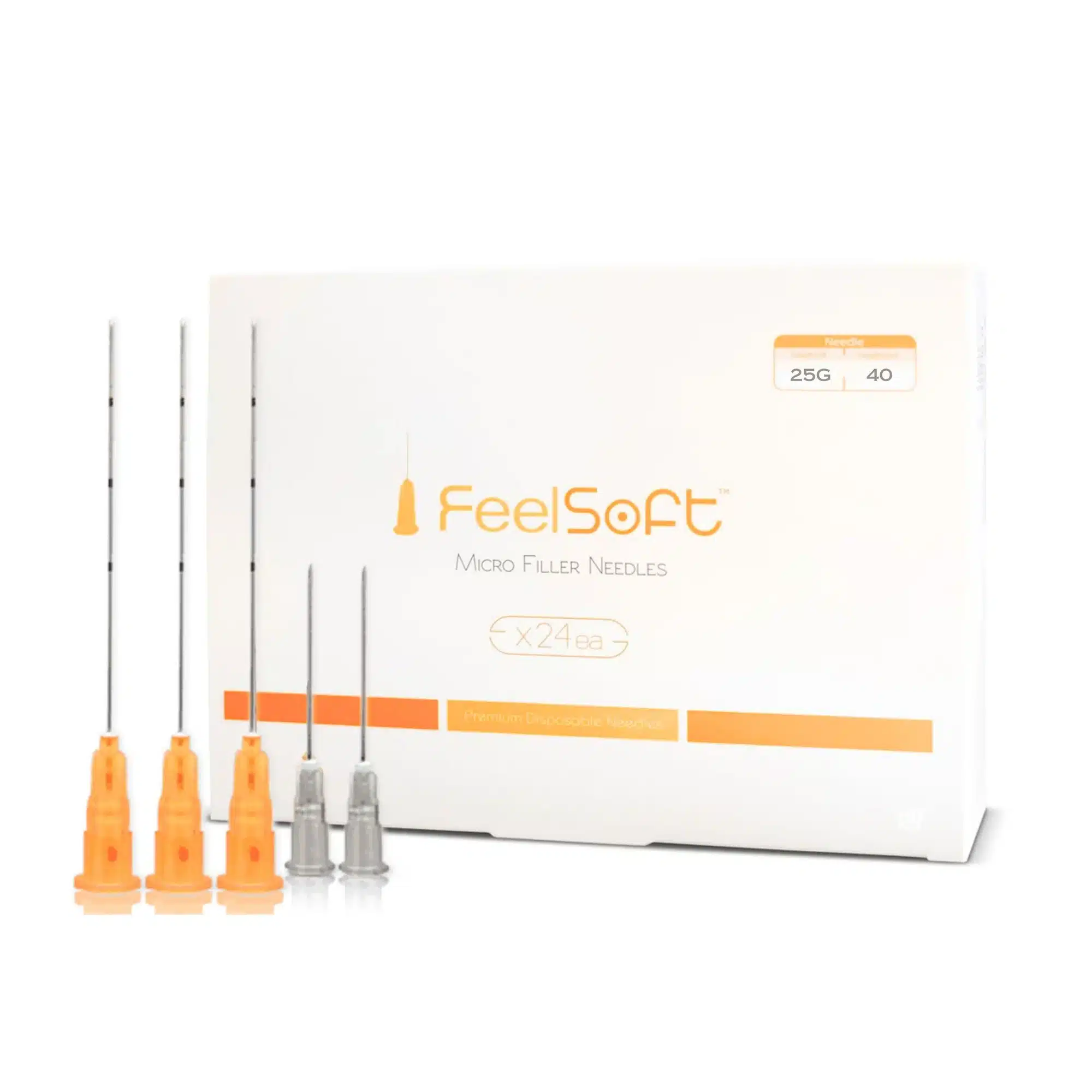 Feelsoft Micro Filler Cannula – 25G, 40Mm, 24/Box