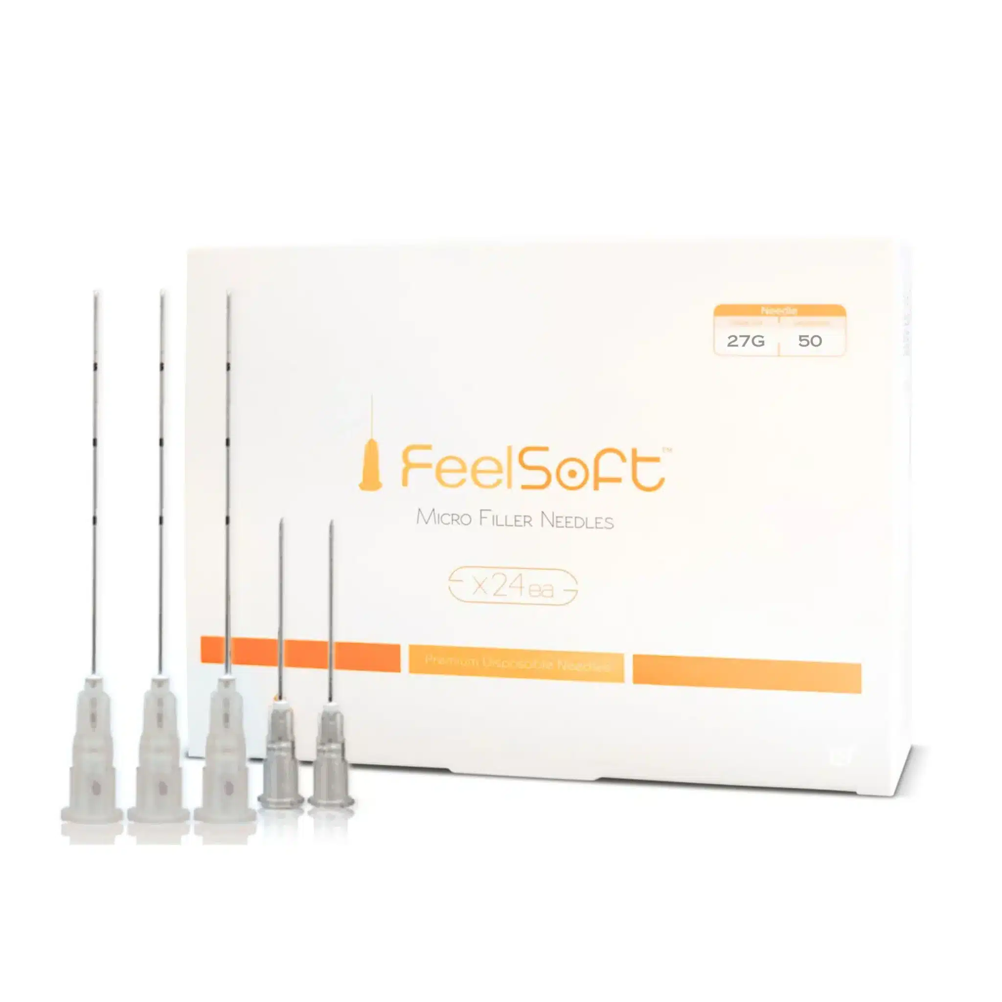 Feelsoft Micro Filler Cannula – 27G, 50Mm, 24/Box