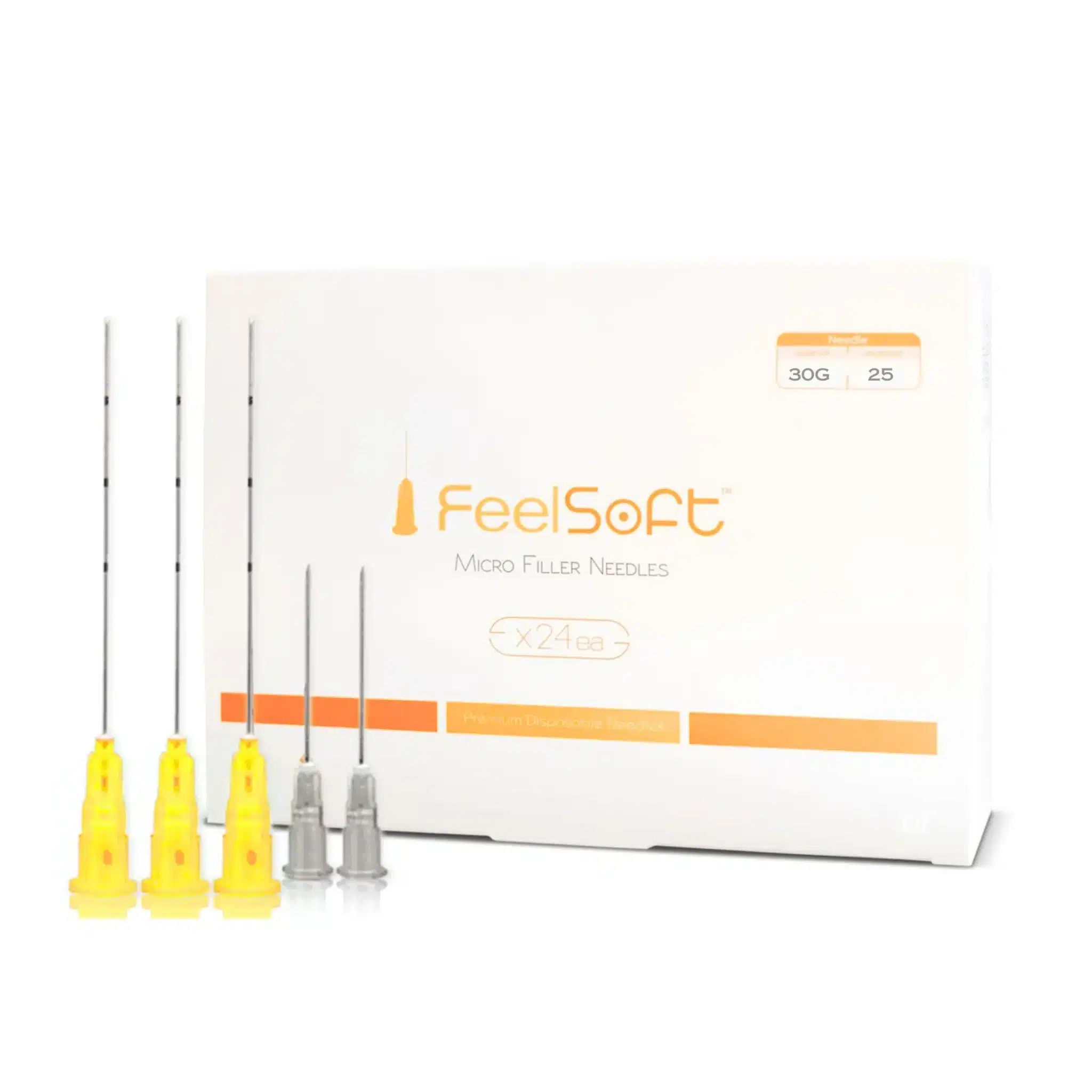 Feelsoft Micro Filler Cannula – 30G, 25Mm, 24/Box